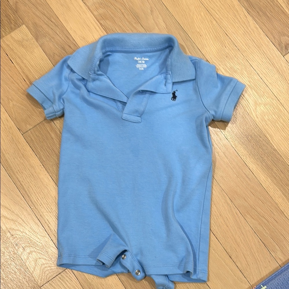 Ralph Lauren Kids Blue Polo Shirt